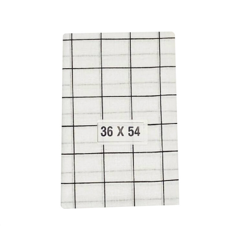 KIDS White Check Cotton Mund