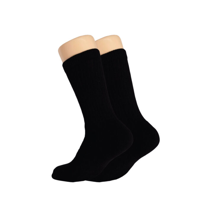 Classic Black Crew Socks