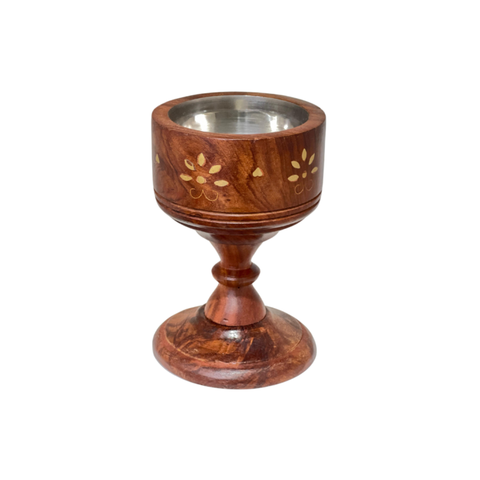 "Handcrafted Wooden Incense Burner