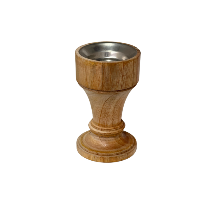 Wooden Bakhoor Burner with Metal Bowl